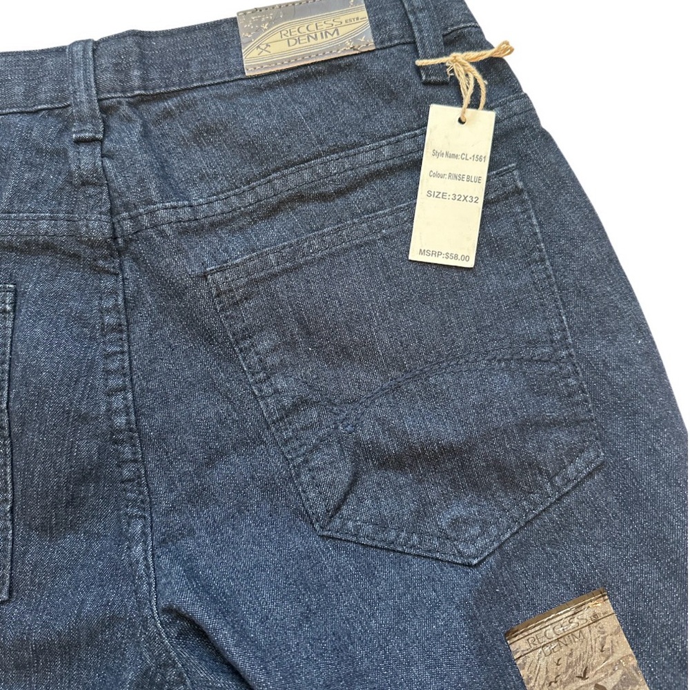Classic Blue Straight Jeans